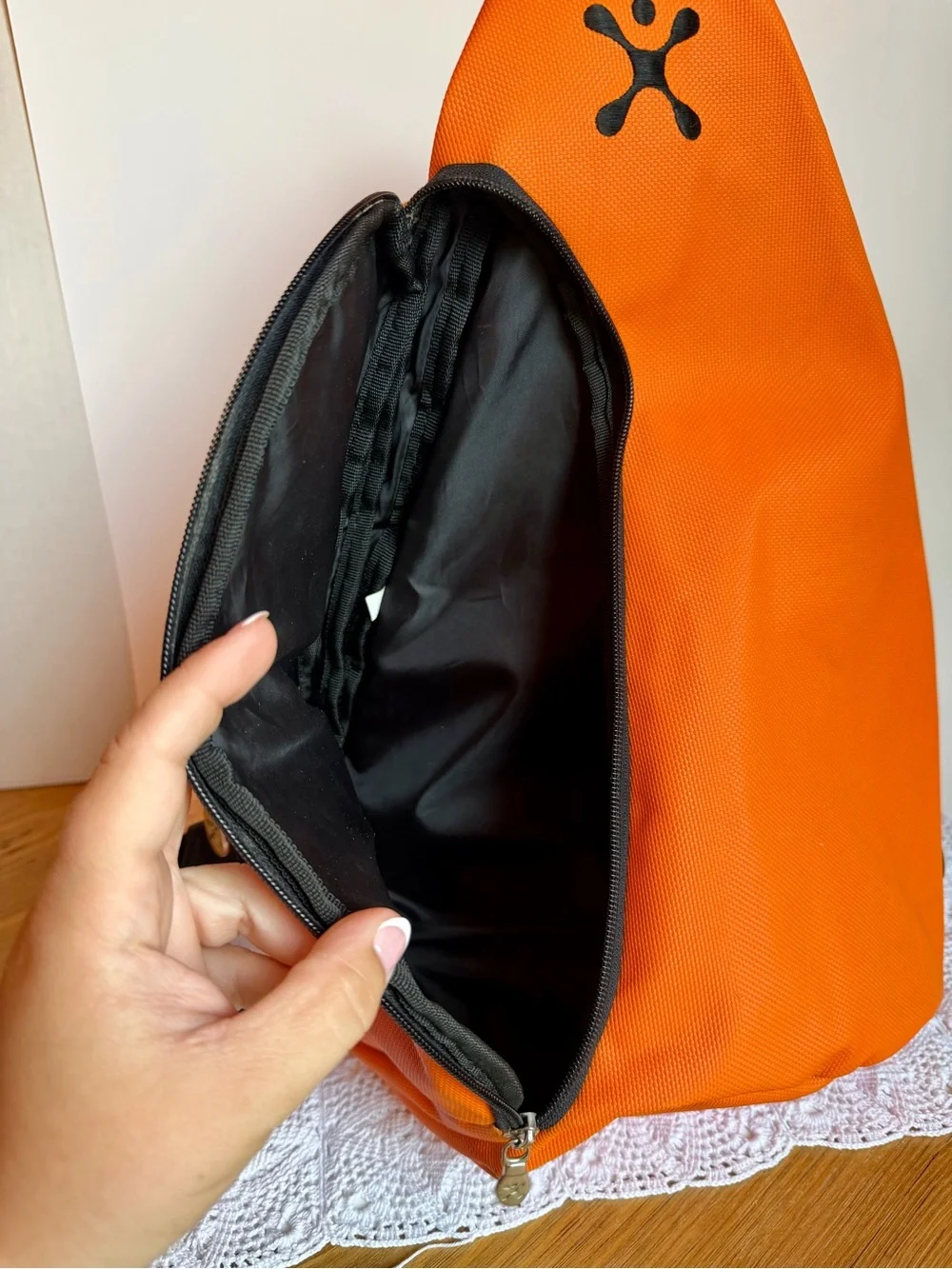 Vintage Cingular Wireless Body Glove Orange Sling Crossbody Bag Y2K Rare